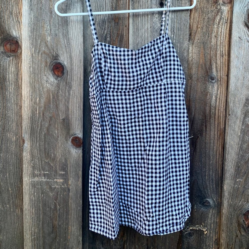 Urban Outfitters Cooperative Black Gingham Dress
